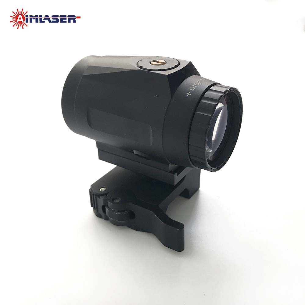 3X Magnifier for Red Dot Sight and Holographic Sight with Quick Release and Flip-to-Side Mount