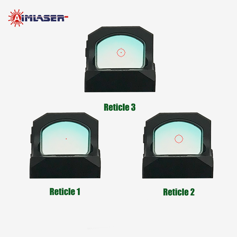 aimlaser red dot sight reticles