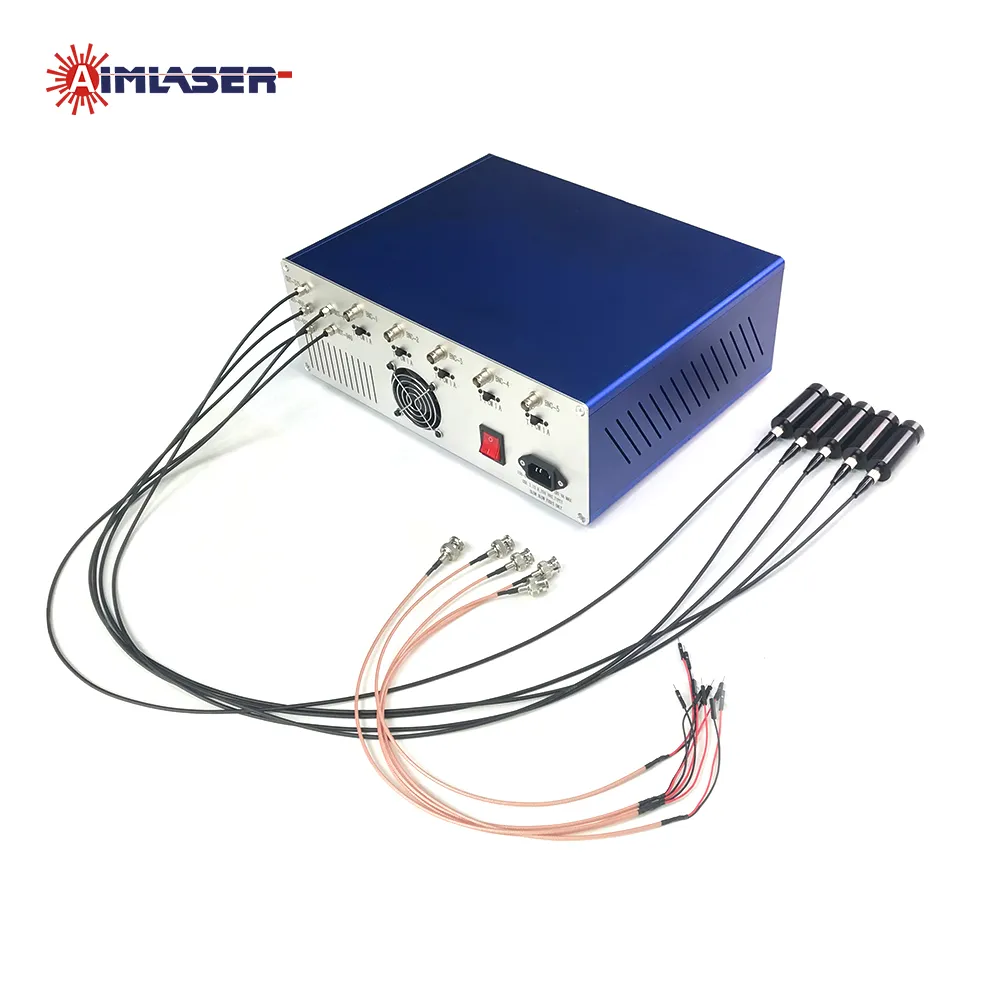 375nm 405nm 520nm 640nm 940nm 5 Wavelengths 105um Multimode Fiber Coupled Laser