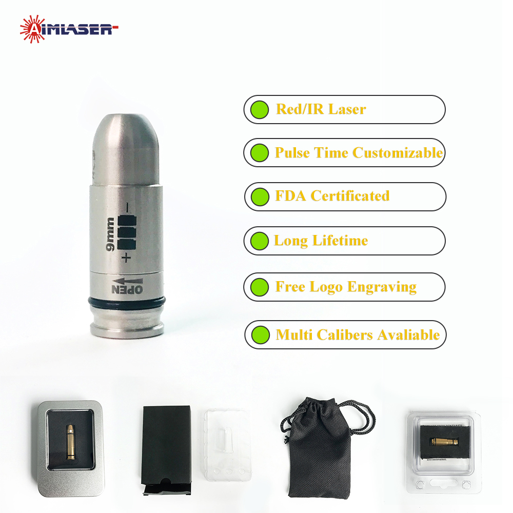 9mm Dry Fire Laser Training Cartridge