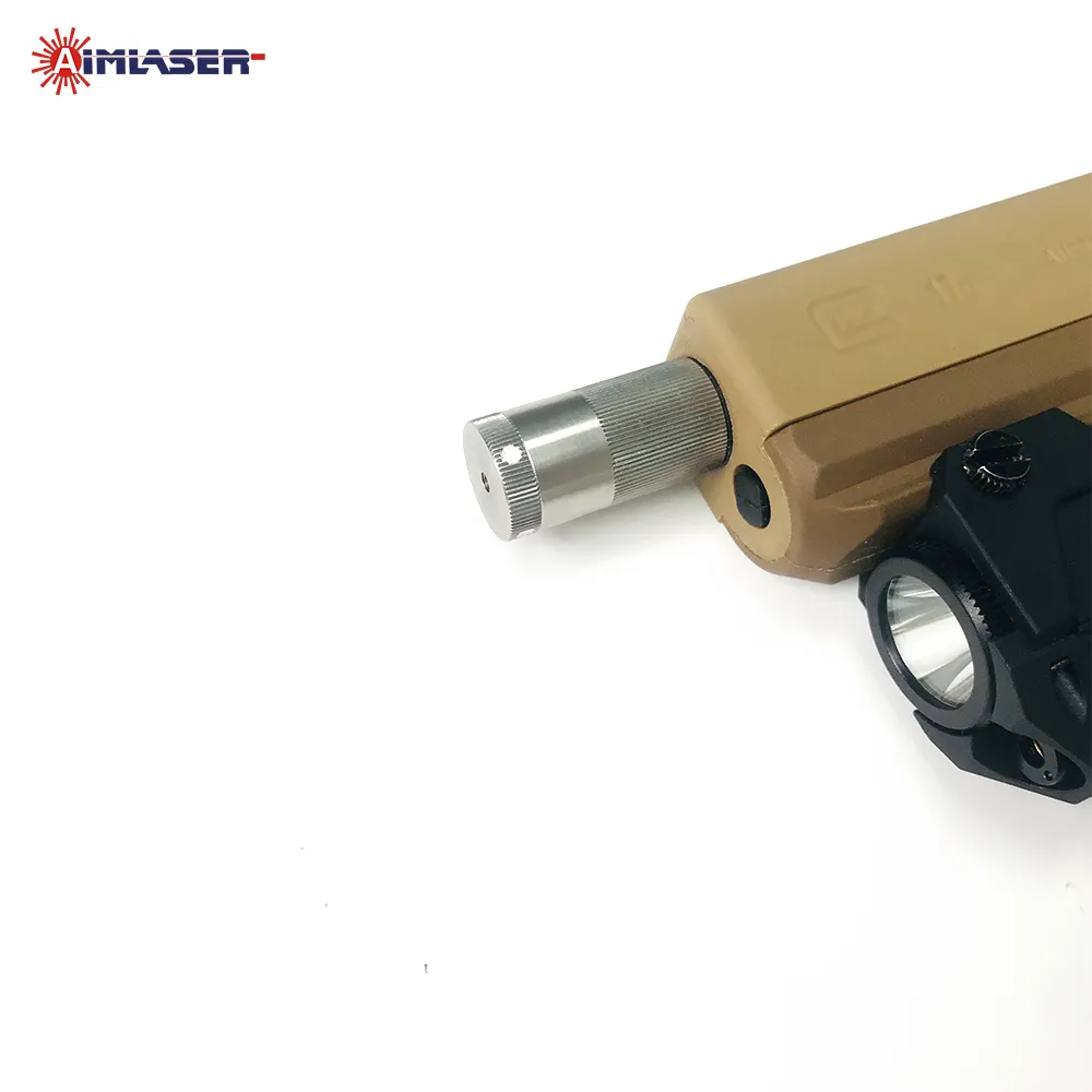 Recoil Enabled Dry Fire Training Red/IR 8ms Vibration Muzzle Laser Cartridge for Airsoft Pistols